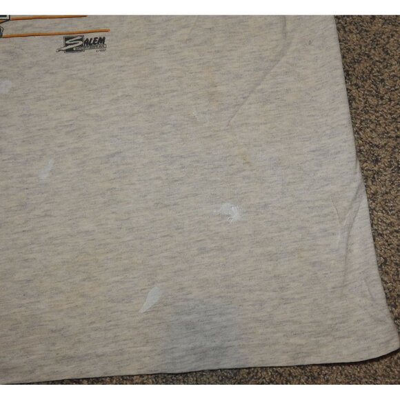 Vintage 1991 Shawn Kemp Salem Caricature Single Stitch T-Shirt Men's XL Sonics - Picture 4 of 10